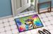Collie Hippie Dawg Doormat Front Door Mat Indoor Outdoor Rugs For Entryway, Non Slip Washable Low Pile, 24H X 36W_maomaolike.com