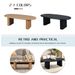 CREASION Tapered Tabletop 51'' Coffee Table Natural Wood Coffee Tables For Living Room_maomaolike.com