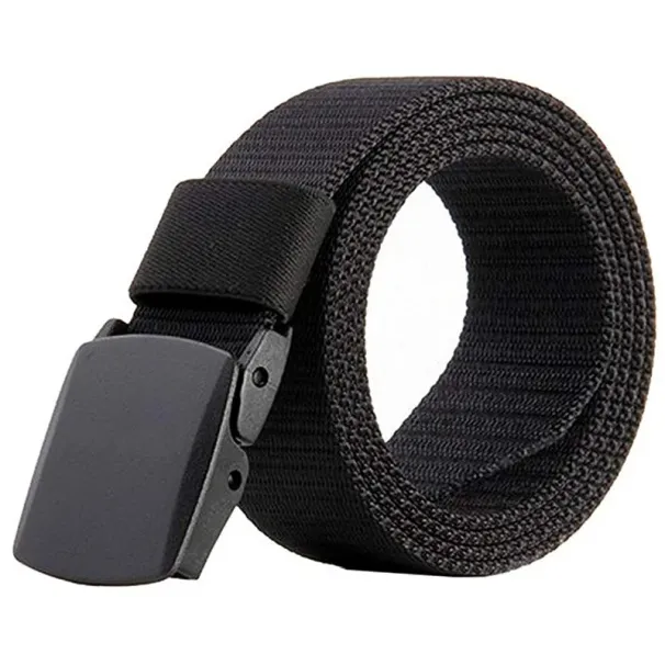 Unisex Plus Size LONG 170 160 150 140 130 120 110cm Military Automatic Buckle Nylon Men Women Outdoor Tactical Canvas_maomaolike.com
