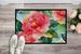 Alabama Camellia In Watercolor Doormat Front Door Mat Indoor Outdoor Rugs For Entryway, Non Slip Washable Low Pile, 24H X 36W_maomaolike.com