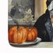 Boston Terrier Fall Kitchen Pumpkins Memory Foam Kitchen Mat Machine Washable Anti-Fatigue Mat Cushion Comfort Bath Mat Or Kitchen Rug_maomaolike.com