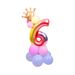 6 Number Balloon 115cm 180pcs Rainbow Gradient With Detachable Crown – Easy Inflate And Deflate Reusable, Premium Foil Mylar Balloons For Birthdays, Anniversaries, And Party Decorations_maomaolike.com