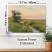 Psalm 23 Scripture Pastoral Painting Poster, Soft-toned Idyllic Landscape With Sheep, Stream And Wildflowers Poster, Serene Religious-themed Decor For_maomaolike.com
