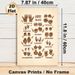 Dinosaur Tracks Painting Poster, Vintage Earth-toned Illustrated Diverse Dinosaur Footprints Poster, Educational Dinosaur-themed Decor Idea For Living_maomaolike.com