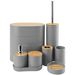 5 Colors Options -- Set Of 8Pcs Bathroom Accessories Set Bathroom Holder Set With Soap Dispenser Toothbrush Holder Cup Soap Dish Toilet Cleaning Brush Trash Can Qtip Holder Vanity Tray For Home_maomaolike.com