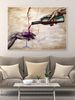 Modern Style, Gentleman Enjoying Red Wine, Home Décor Painting, Wall Art Poster, Living Room Sofa Backdrop Artwork, Art Exhibition Piece_maomaolike.com