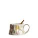 Floral Coffee Cup Plate, High-end Mug, Ceramic Retro Coffee Cup Set_maomaolike.com