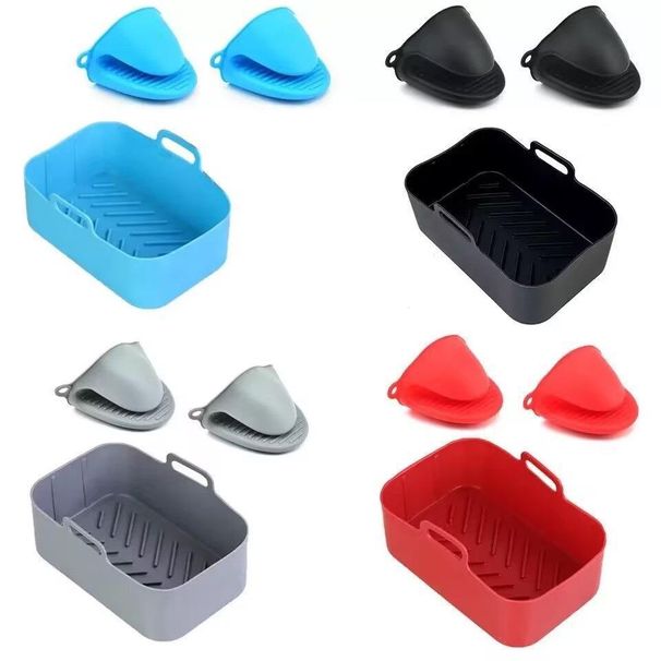 Home Furniture New Air Fryer Grill Tray Multi Function Silicone Mat Instant Pot Accessories Set_maomaolike.com