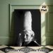 Traditional Elderly Female With Lace Headdress Portrait Painting Poster, Monochrome Vintage Style Poster, Cultural-themed Artwork Ideal For Home Wall_maomaolike.com