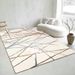 Living Room Rug,Large Rug,Oversized, Gold Leaves Design,Bedroom Rug,Soft And Thick, Machine Washable, Thickened Rug, Bedside Rug,Decorative Indoor Rug_maomaolike.com