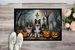 Sheltie Spooky Halloween Doormat Front Door Mat Indoor Outdoor Rugs For Entryway, Non Slip Washable Low Pile, 24H X 36W_maomaolike.com