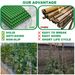 120 * 180cm Plant Vine Climbing Frame, Adjustable, Freely Combined Cucumber Grid Frame, Greenhouse Frame, Outdoor Garden Support Frame_maomaolike.com