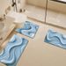 Bathroom Mat Toilet Mat Shower Mat Entrance Rug Absorbent Non-Slip Mat Soft Quick-Dry Machine Washable_maomaolike.com