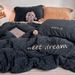 Wholesale INS Style Mixed Fur Ball Retro Polka Dot Milk Velvet Four-Piece Autumn Winter Double-Sided Warm Embroidered 4-Piece Set_maomaolike.com