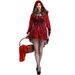 Halloween costumes, Gothic style Little Red Riding Hood, Nightclub Queen costumes, European and American export role playing costumes, stage skirts_maomaolike.com
