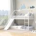 Twin Over Twin House Bed With Ladder And Slider, House Bed, Bunk Bed_maomaolike.com