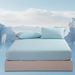 Summer New High Weight Solid Color Cool Silky Mattress Cover Pillowcase Set_maomaolike.com