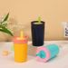 12oz Portable Thermos Coffee Stainless Steel Vacuum Flask Cold&Hot Sport Car With Straw Travel Mug Insulated Cup_maomaolike.com