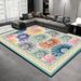Living Room Rug Large Size Gorgeous Gold Frame Design Bedroom Rug Plush Thickened Machine Washable Thickened Underlay Interior Decorative Rug_maomaolike.com