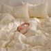 A-Class Thick Pure Cotton Four-Piece Bedding Set, Spring Summer Bed Linen For Maternity Student Bedroom
_maomaolike.com