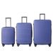 Luggage Sets ABS Hardshell 3pcs Luggage, Lightweight Durable Suitcase Sets Spinner Wheels Suitcase With TSA Lock 20''24''28'' Available(Blue)_maomaolike.com