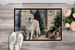 Great Pyrenees Cozy Christmas Doormat Front Door Mat Indoor Outdoor Rugs For Entryway, Non Slip Washable Low Pile, 24H X 36W_maomaolike.com