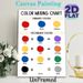 Color Mixing Chart Painting Poster, Clear Minimalist Color Guide Poster, Practical Color-mixing Reference Ideal For Art Studio, Home Workspace_maomaolike.com