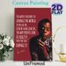 Inspirational Quote & Portrait Painting Poster, Vintage Stylized Artwork With Bold Motivational Text Poster, Thought-provoking Inspirational Message_maomaolike.com