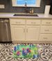 Texas Bluebonnets In Watercolor Memory Foam Kitchen Mat Machine Washable Anti-Fatigue Mat Cushion Comfort Bath Mat Or Kitchen Rug_maomaolike.com