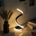 2026 Cross-Border Exclusive Spiral Atmosphere Modern Minimalist Night Light, LED Snake-Shaped Table Lamp, Bedside USB_maomaolike.com