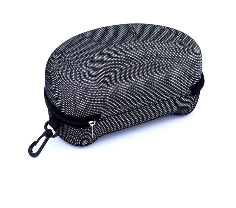 Unisex Large eyeglasses case Goggles Swimming goggles goggles Protective eyeglasses storage case Hook type extra large zipper bag_maomaolike.com