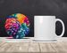 Colorful Hydrangeas Large Sandstone Coasters Pack Of 4 Absorbent Round Coasters Decor Gifts For Men Or Women, 4 In, Multicolor_maomaolike.com