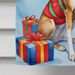 Saluki Christmas Reindeer House Flag Large Porch Sleeve Pole Decorative Outside Yard Banner Artwork Wall Hanging, Polyester, House Size, Multicolor_maomaolike.com