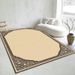 Living Room Rug,Large Rug,Oversized, Gold Leaves Design,Bedroom Rug,Soft And Thick, Machine Washable, Thickened Rug, Bedside Rug,Decorative Indoor Rug_maomaolike.com