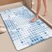 Bathroom Mat Toilet Mat Shower Mat Entrance Rug Absorbent Non-Slip Mat Soft Quick-Dry Machine Washable_maomaolike.com