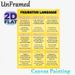 Figurative Language Painting Poster, Bright Yellow Structured Educational Poster, Clear Literary Device Reference To Enhance Language Learning, Ideal_maomaolike.com