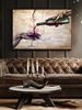 Modern Style, Gentleman Enjoying Red Wine, Home Décor Painting, Wall Art Poster, Living Room Sofa Backdrop Artwork, Art Exhibition Piece_maomaolike.com