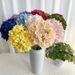 Ziyan Single Brushed DIY Wedding Hydrangea Artificial Photography Prop Decoration Fake Flower Green Plant Wholesale_maomaolike.com