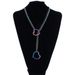 Heart Slip Chain Necklace For Women Fashion Punk Rock Goth Choker Jewelry Accessories_maomaolike.com