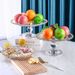 Modern Light Luxury Style Crystal Glass For Home Living Room Coffee Table High-Value Exquisite Cake Candy Dried Fruit_maomaolike.com
