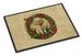 Poodle Christmas Flowers Doormat Front Door Mat Indoor Outdoor Rugs For Entryway, Non Slip Washable Low Pile, 24H X 36W_maomaolike.com