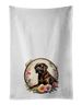 Chocolate Labrador Retriever And Flowers Kitchen Towel Set Of 2 White Dish Towels Decorative Bathroom Hand Towel For Hand, Face, Hair, Yoga, Tea, Dishcloth, 19 X 28", White_maomaolike.com