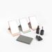 Square Polyurethane Magnetic Makeup Mirror, Mini Portable Pocket Compact Mirror, Creative Handheld Beauty Vanity Mirror For Daily Outdoor Travel
_maomaolike.com