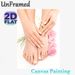 Manicure & Pedicure Themed Painting Poster, Elegant Floral Manicure & Pedicure Scene Poster, Gentle Aesthetic Decor Brings Tranquil Vibe For Beauty_maomaolike.com