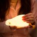 Duck Rechargeable LED Night Light Pat Silicone Lamp Bedside Cartoon Cute Children Nightlights For Home Room Decor_maomaolike.com