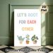 Cute Potted Plant Motivational Painting Poster, Pastel-colored Cartoon Potted Plants & Inspirational Quote Poster, Warm Uplifting Decor Ideal For Home_maomaolike.com