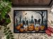 Papillon Spooky Halloween Doormat Front Door Mat Indoor Outdoor Rugs For Entryway, Non Slip Washable Low Pile, 24H X 36W_maomaolike.com
