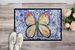 Butterfly Violet Tip Doormat Front Door Mat Indoor Outdoor Rugs For Entryway, Non Slip Washable Low Pile, 24H X 36W_maomaolike.com