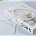 Creative New Simple Pearl Bow Curtain Tie No-Drill Magnetic Buckle Light Luxury_maomaolike.com