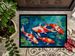Koi Fish Doormat Front Door Mat Indoor Outdoor Rugs For Entryway, Non Slip Washable Low Pile, 24H X 36W_maomaolike.com